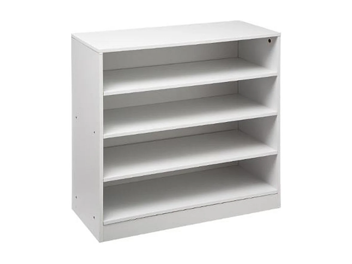 Range-Chaussures 16 Paires "Shoe" 68cm Blanc