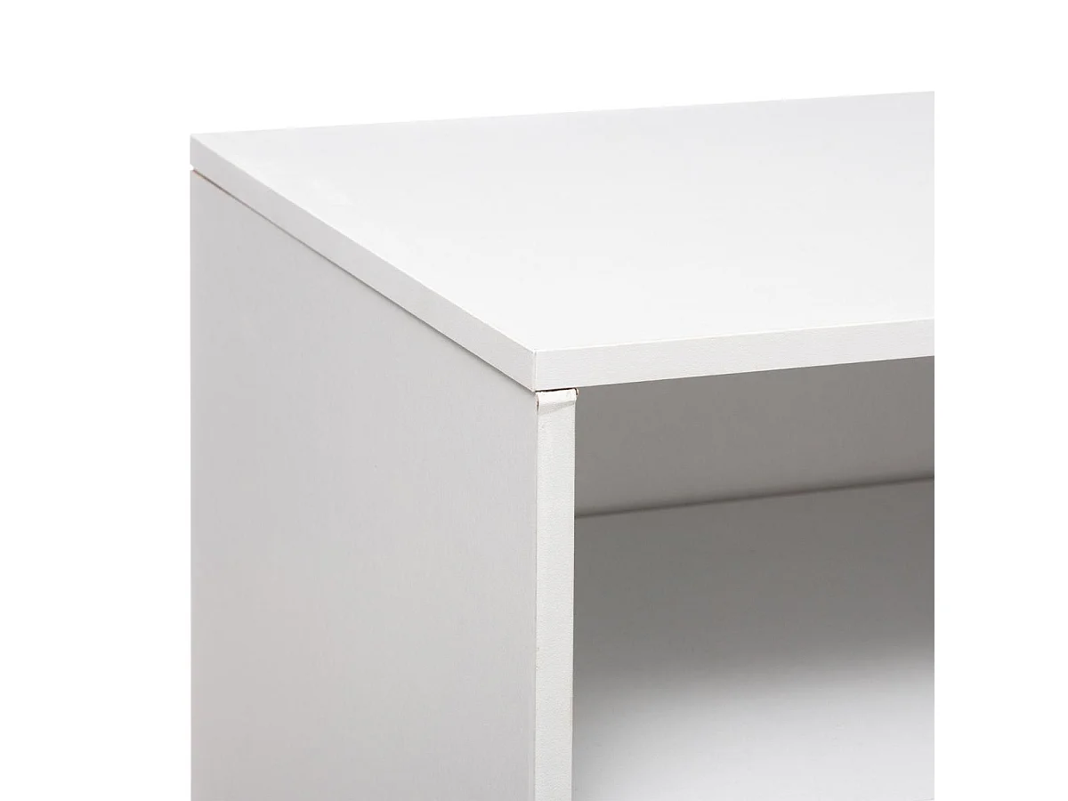 Range-Chaussures 16 Paires "Shoe" 68cm Blanc