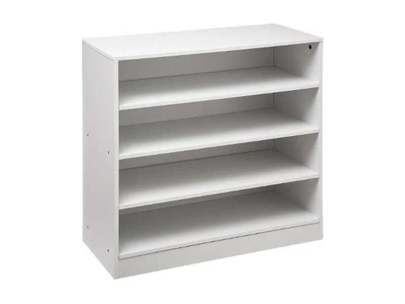 Range-Chaussures 16 Paires "Shoe" 68cm Blanc