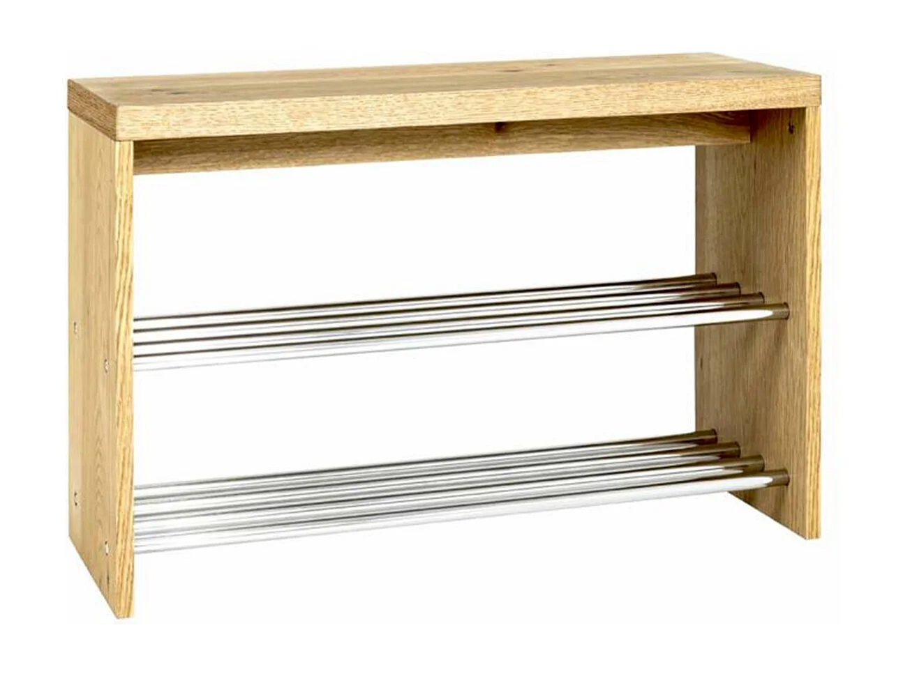 Range-Chaussures 3 Niveaux "Cassis" 81cm Naturel