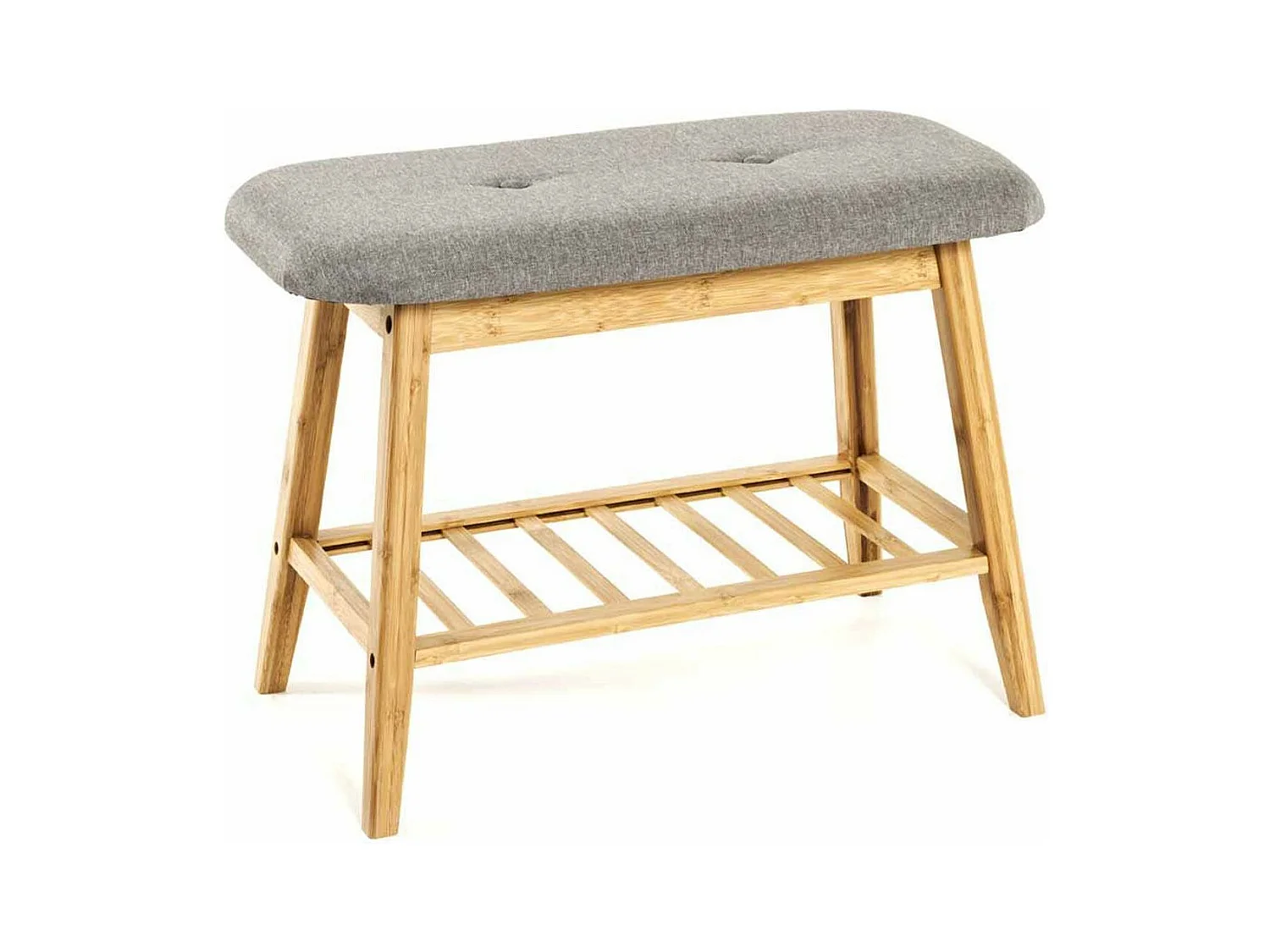 Range-Chaussures & Banc "Emma" 60cm Gris