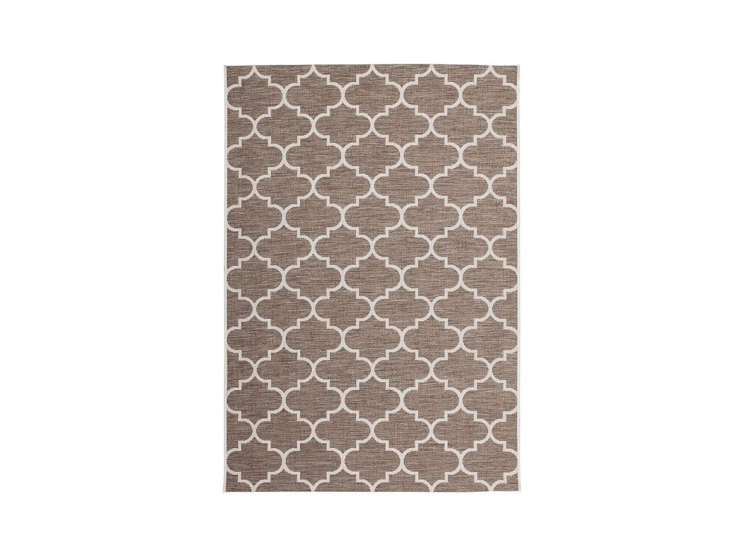Tapis Tissé à Poils Courts "Batu" Beige 120 x 170 cm