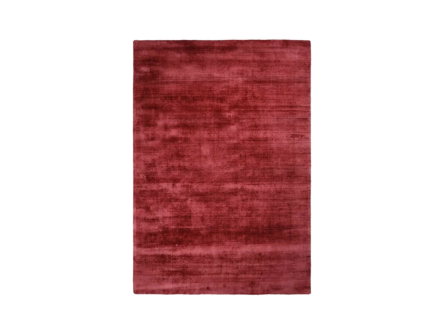 Tapis à Poils Courts Fait Main "Luxury I" Rouge 200 x 290 cm