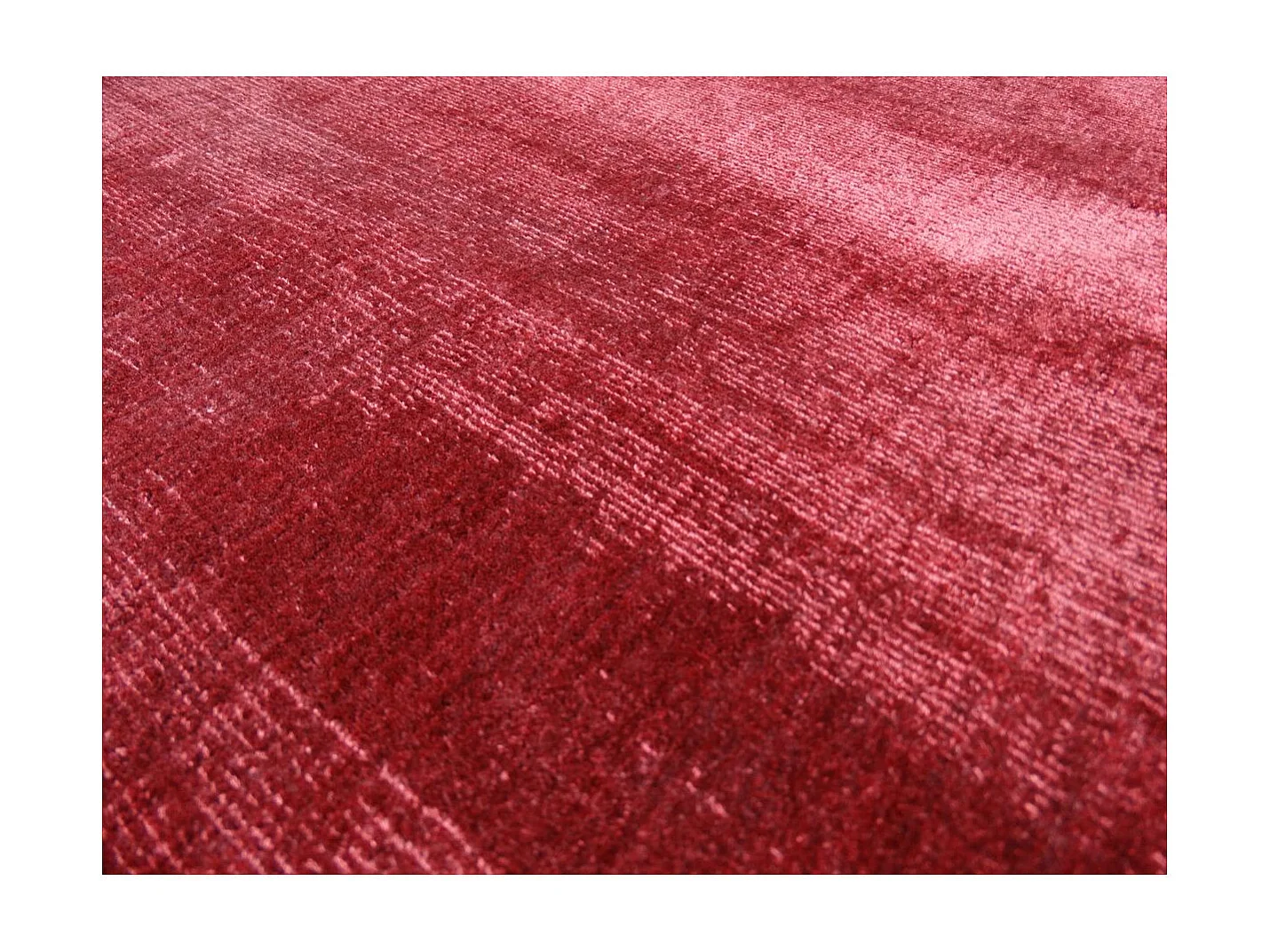 Tapis à Poils Courts Fait Main "Luxury I" Rouge 200 x 290 cm