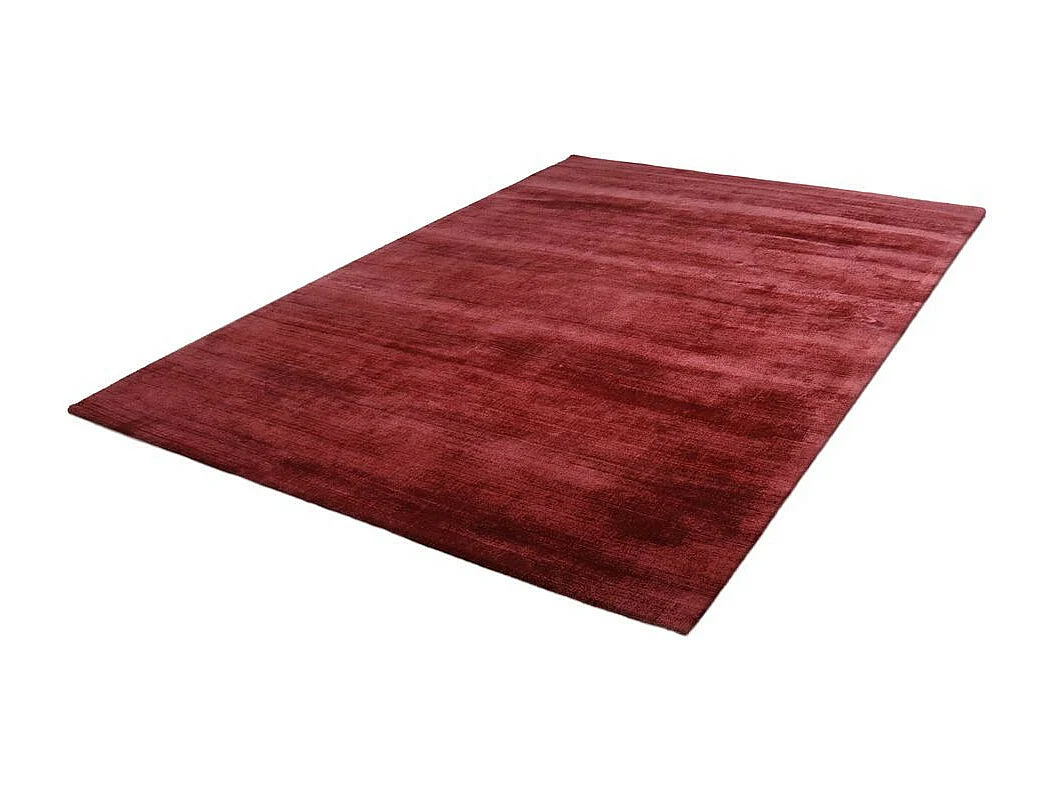 Tapis à Poils Courts Fait Main "Luxury I" Rouge 200 x 290 cm