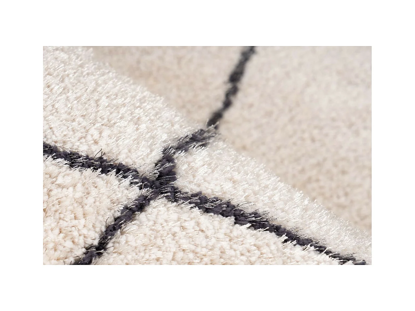 Tapis Géométrique "Orlando" Ivoire 200 x 290 cm