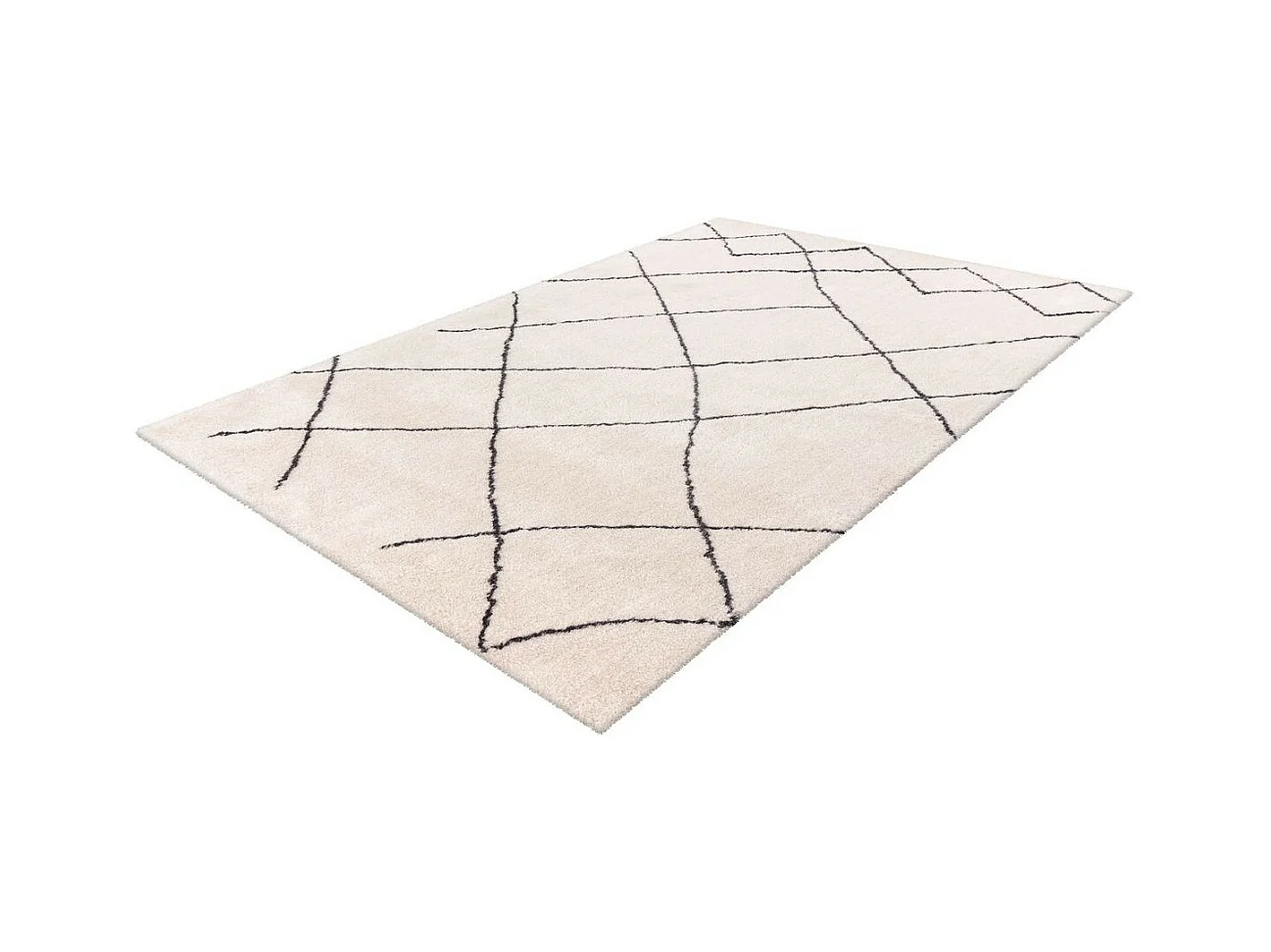 Tapis Géométrique "Orlando" Ivoire 200 x 290 cm