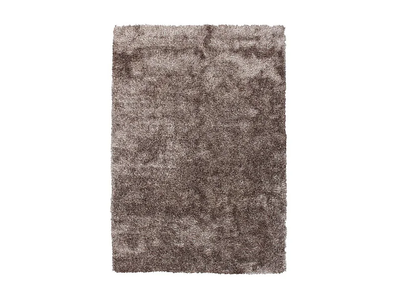 Tapis Shaggy Fait Main "Diamond" Taupe 240 x 330 cm