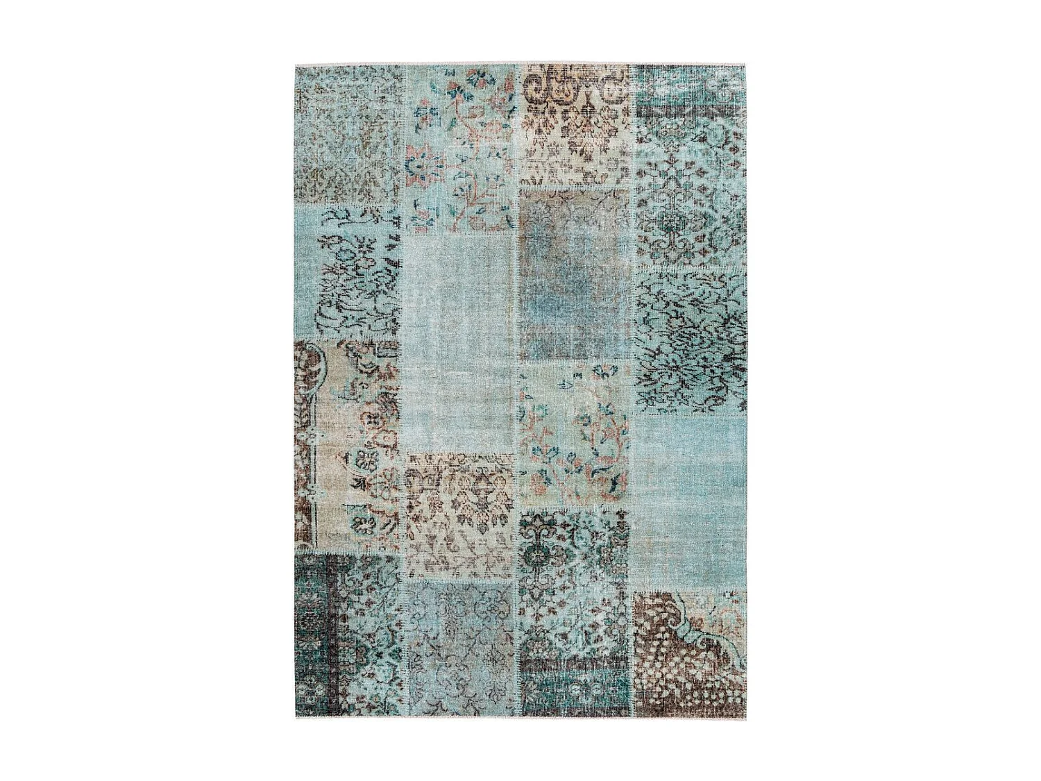 Tapis Tissé à la Main à Poils Plats "Toska" Crème 80 x 150 cm