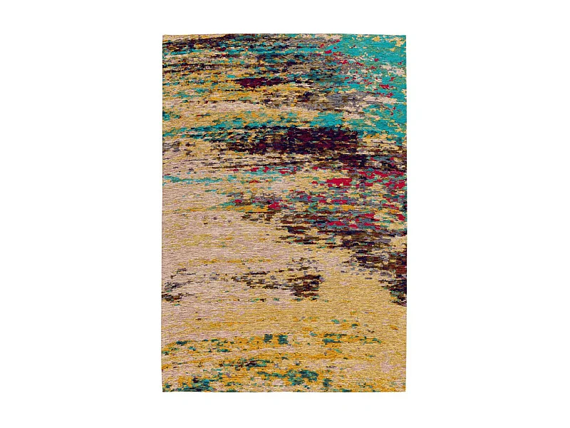 Tapis Tissé Imprimé à Motifs "Primavera II" Multicolore 80 x 150 cm