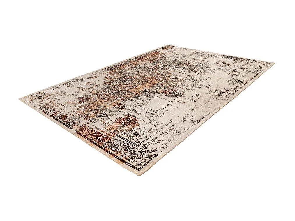 Tapis Tissé Vintage Oriental "Charme III" Ivoire 160 x 230 cm