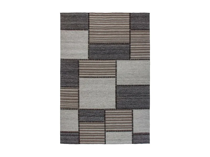 Tapis Imprimé Jacquard "Phoenix" Naturel & Crème 160 x 230 cm