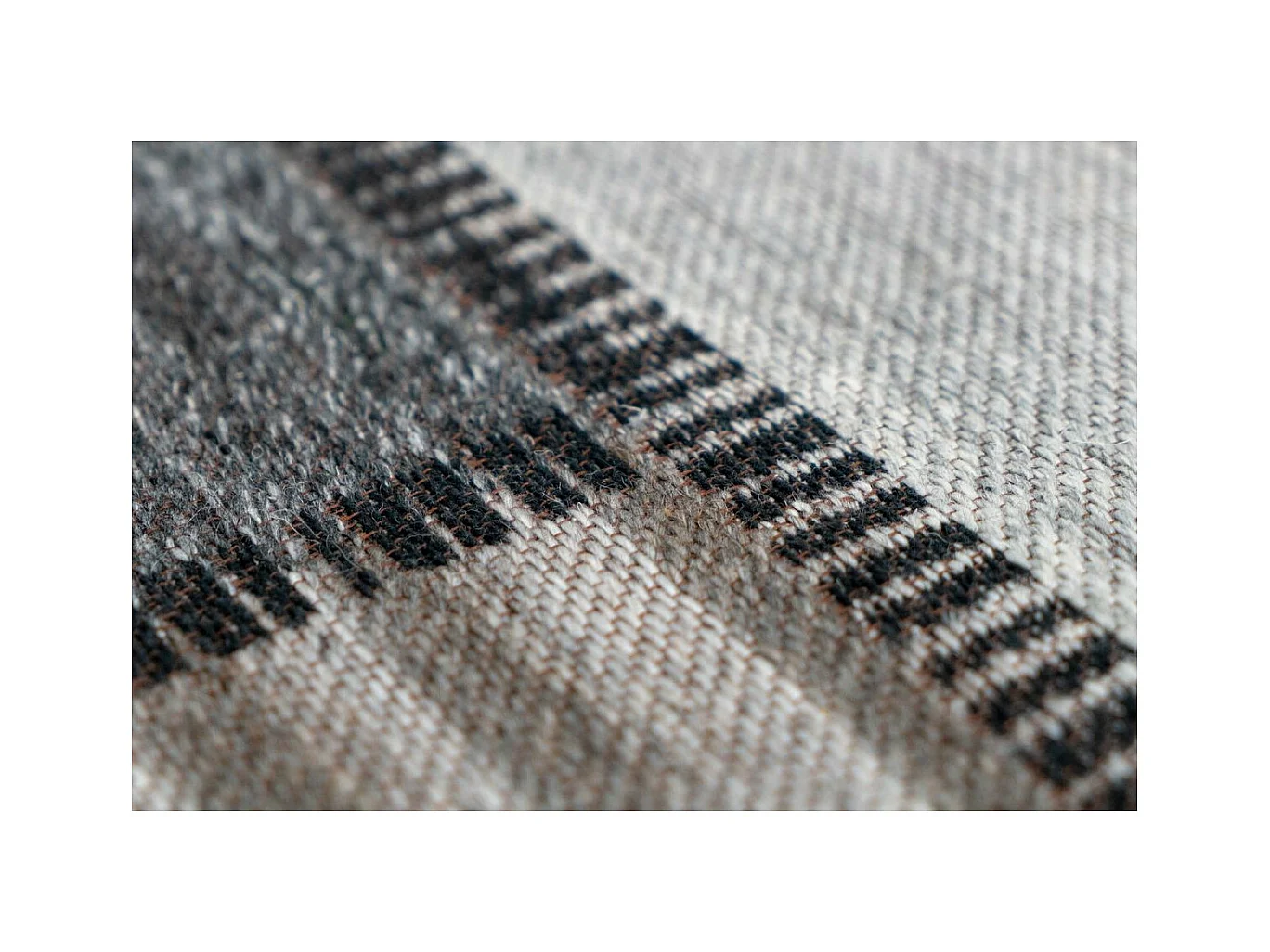 Tapis Imprimé Jacquard "Phoenix" Naturel & Crème 160 x 230 cm