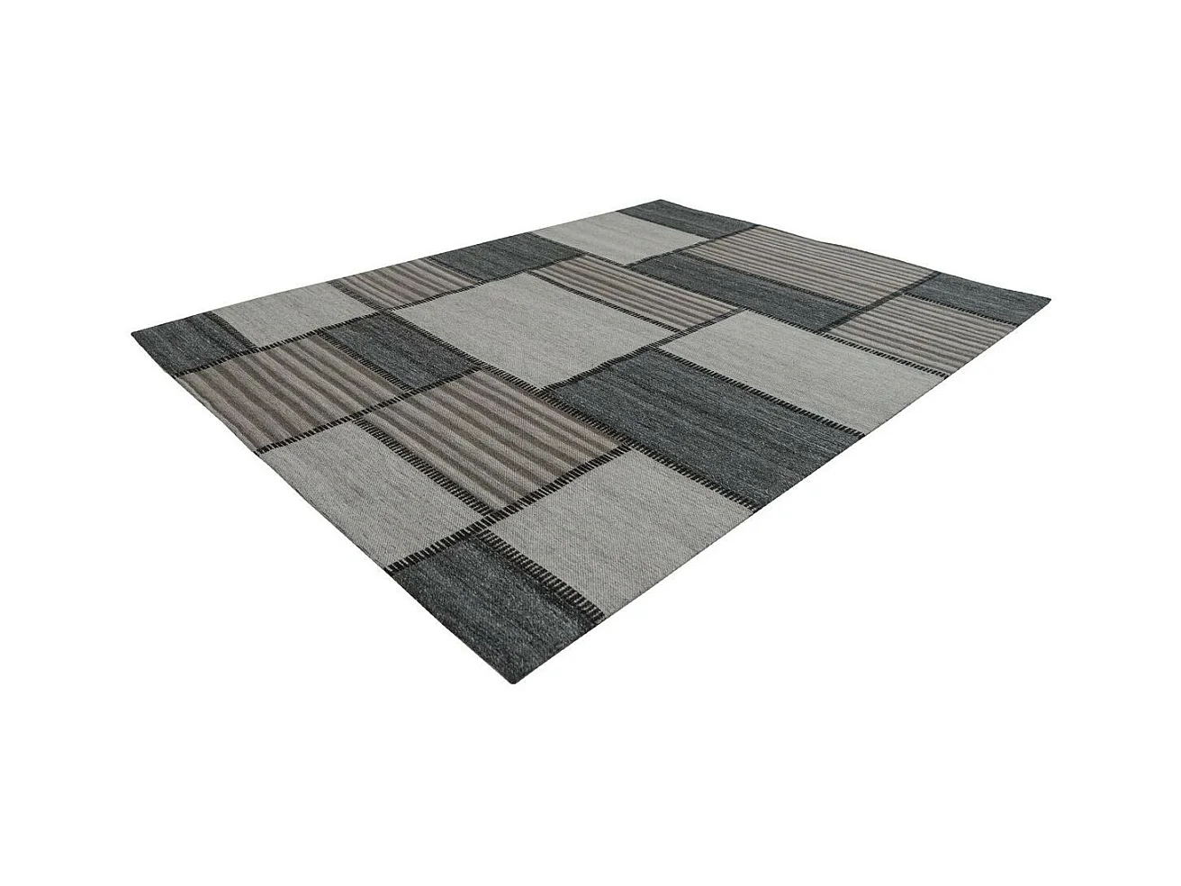 Tapis Imprimé Jacquard "Phoenix" Naturel & Crème 160 x 230 cm