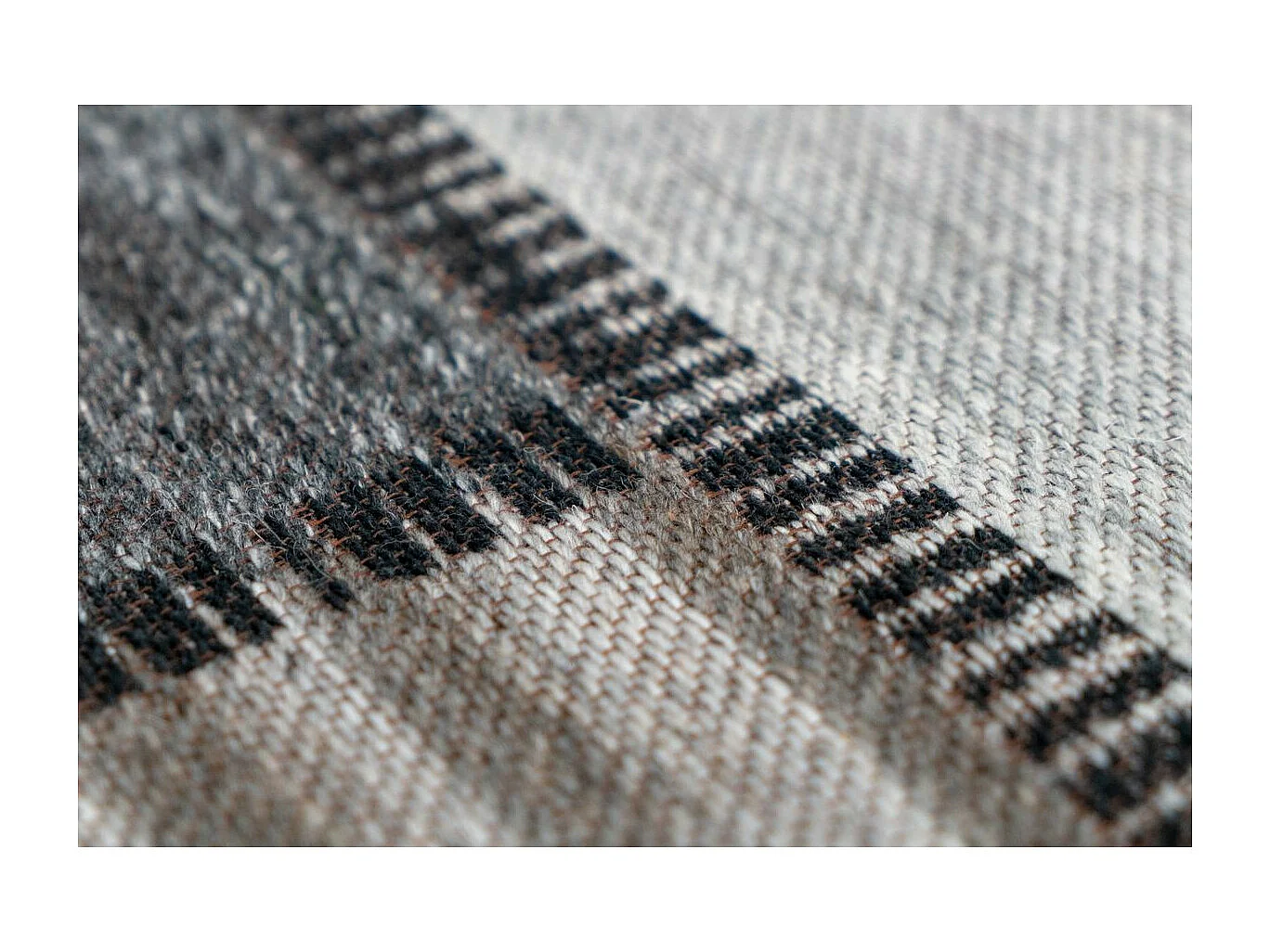 Tapis Imprimé Jacquard "Phoenix" Naturel & Crème 160 x 230 cm