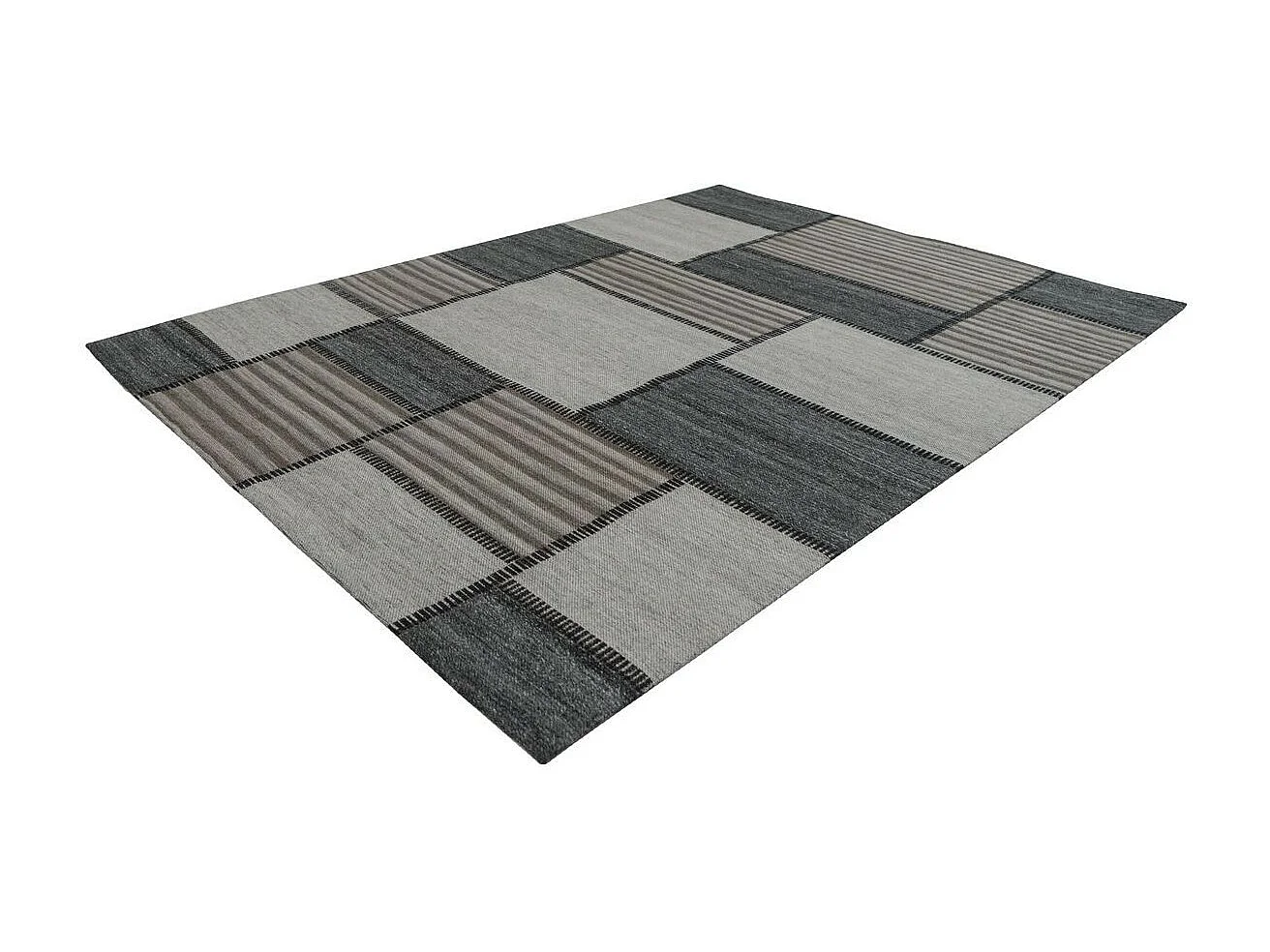 Tapis Imprimé Jacquard "Phoenix" Naturel & Crème 160 x 230 cm