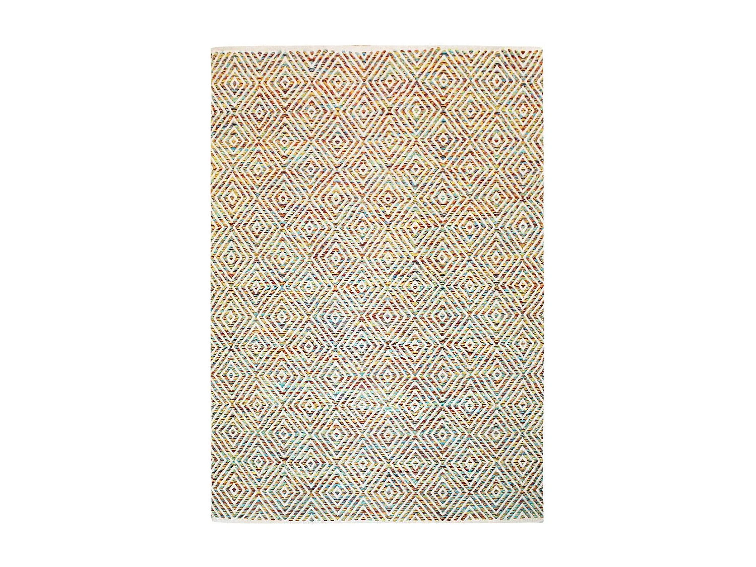 Tapis Géométrique Fait Main "Aperitif" Multicolore 160 x 230 cm