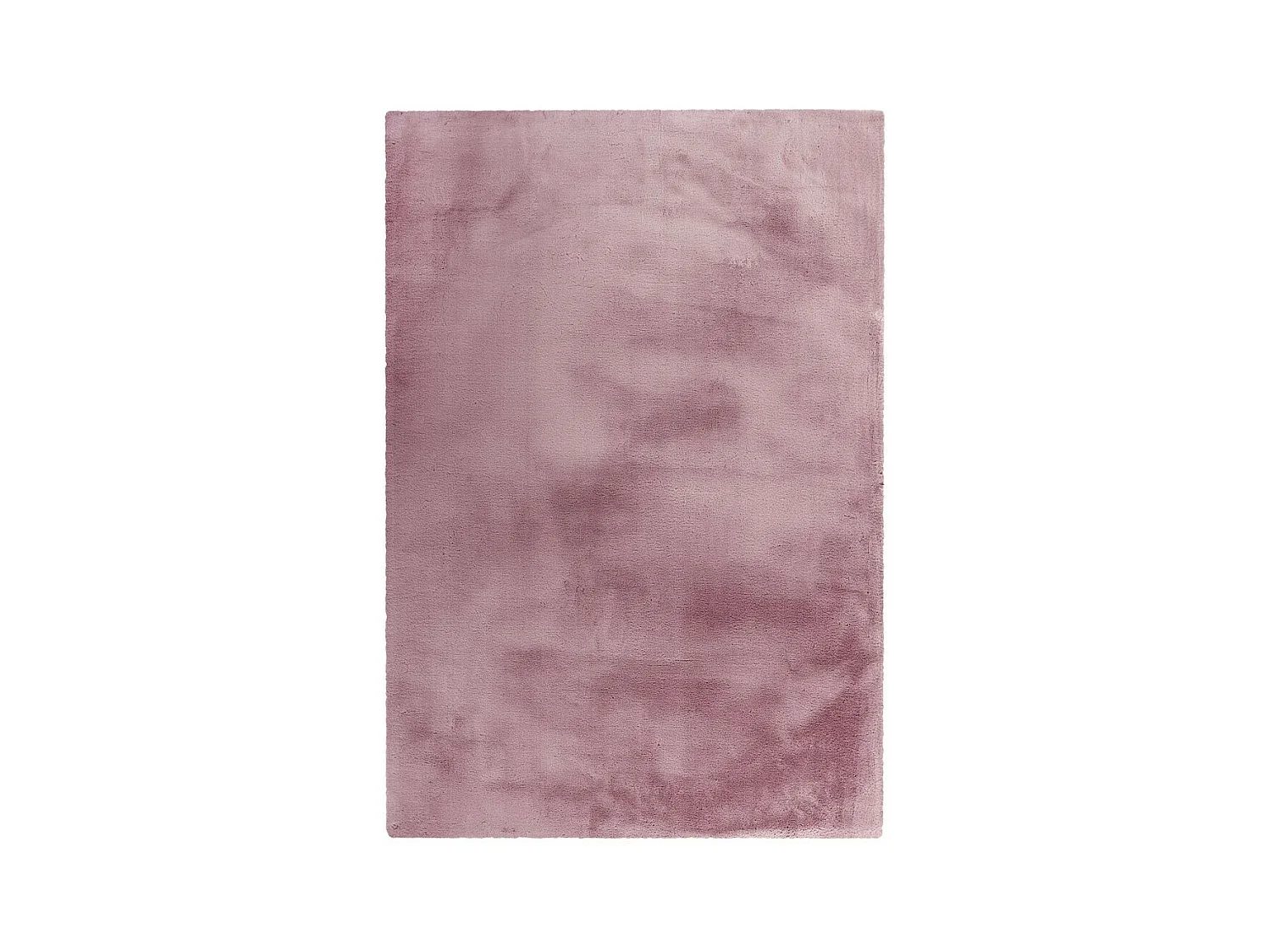 Tapis Uni Doux à Poils Longs "Rabbit" Rose 160 x 230 cm
