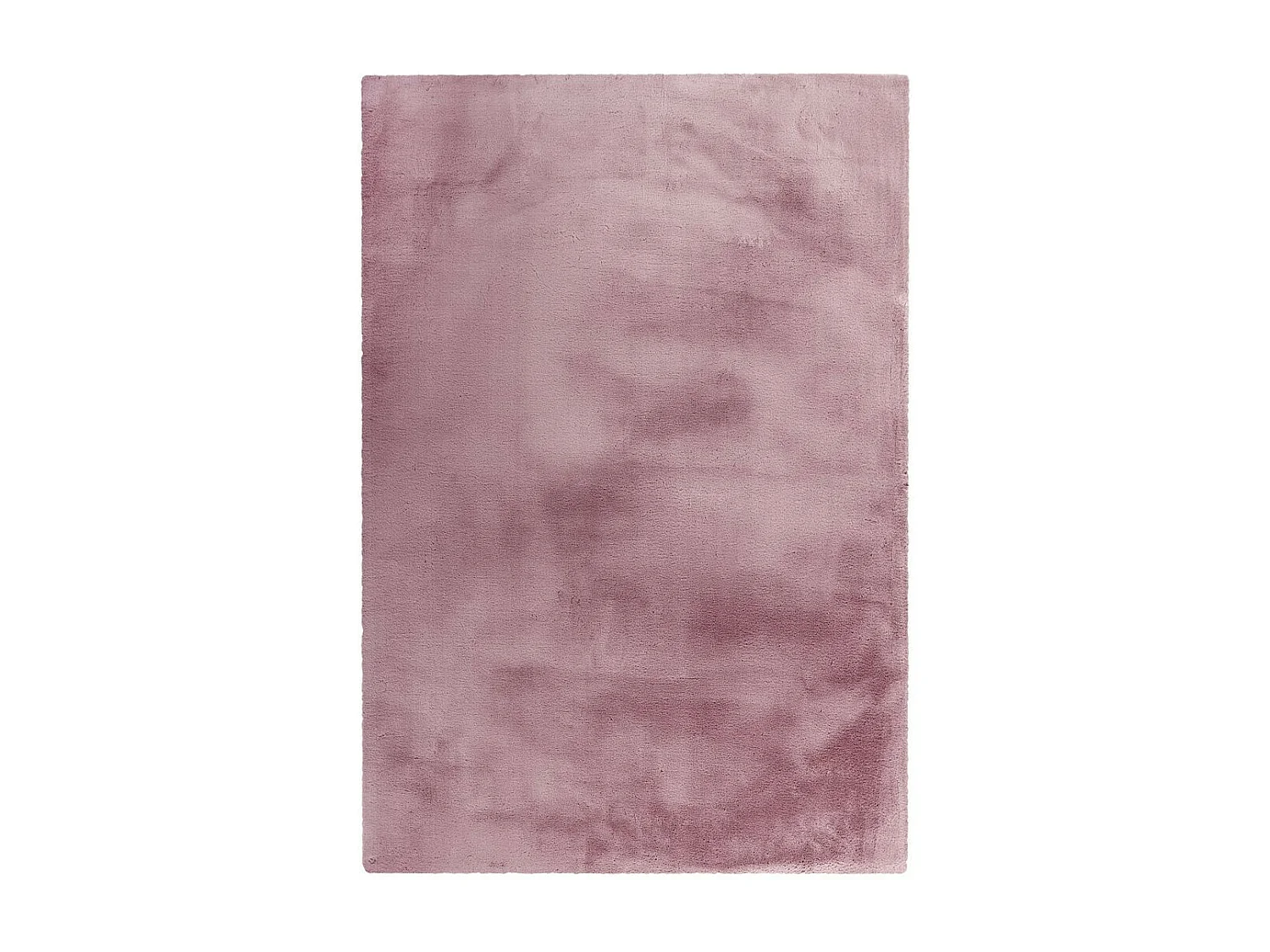 Tapis Uni Doux à Poils Longs "Rabbit" Rose 160 x 230 cm