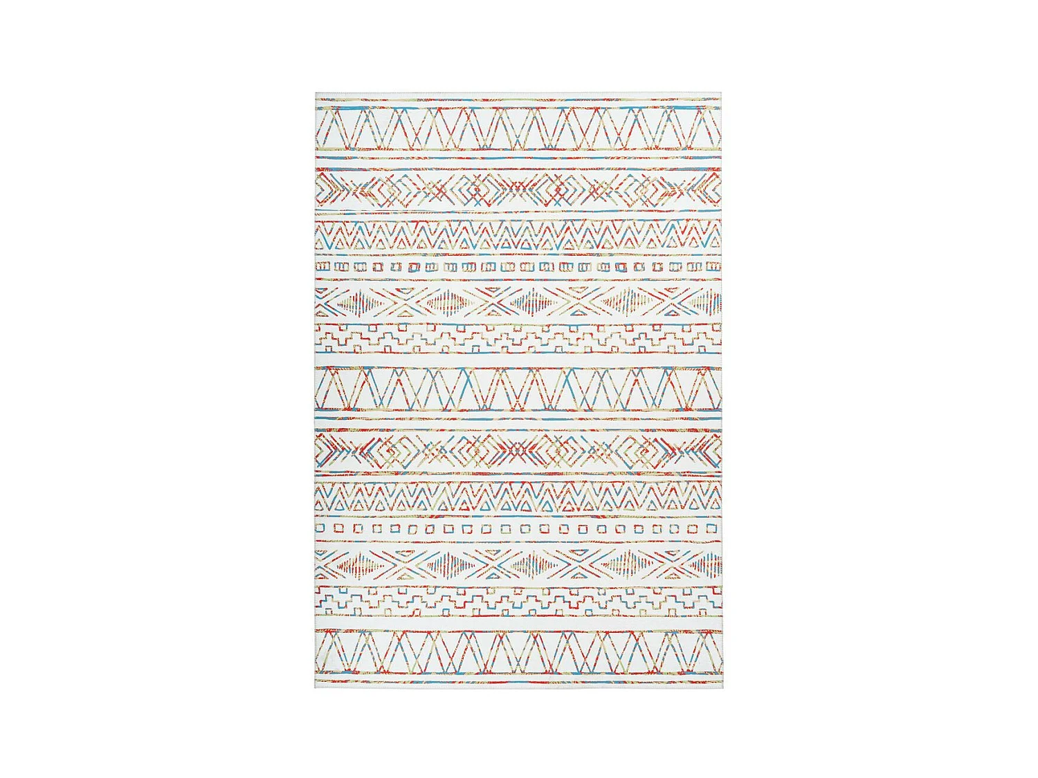 Tapis Ethnique à Poils Courts "Galaxy IX" Beige 120 x 180 cm