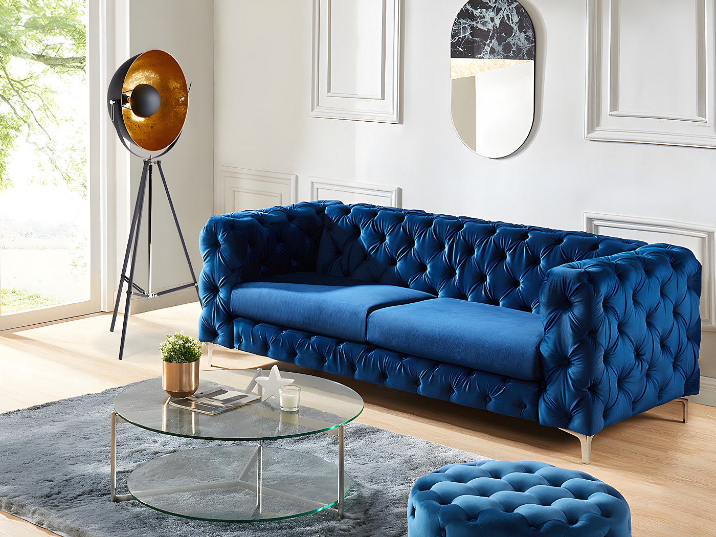 Stehlampe für Wohn- oder Schlafzimmer für eine dekorative Note in Ihrem