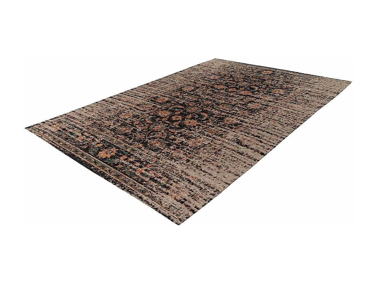 Tapis Tissé Vintage Oriental "Charme" Multicolore 80 x 150 cm