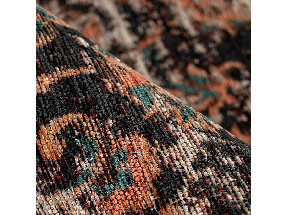 Tapis Tissé Vintage Oriental "Charme" Multicolore 80 x 150 cm