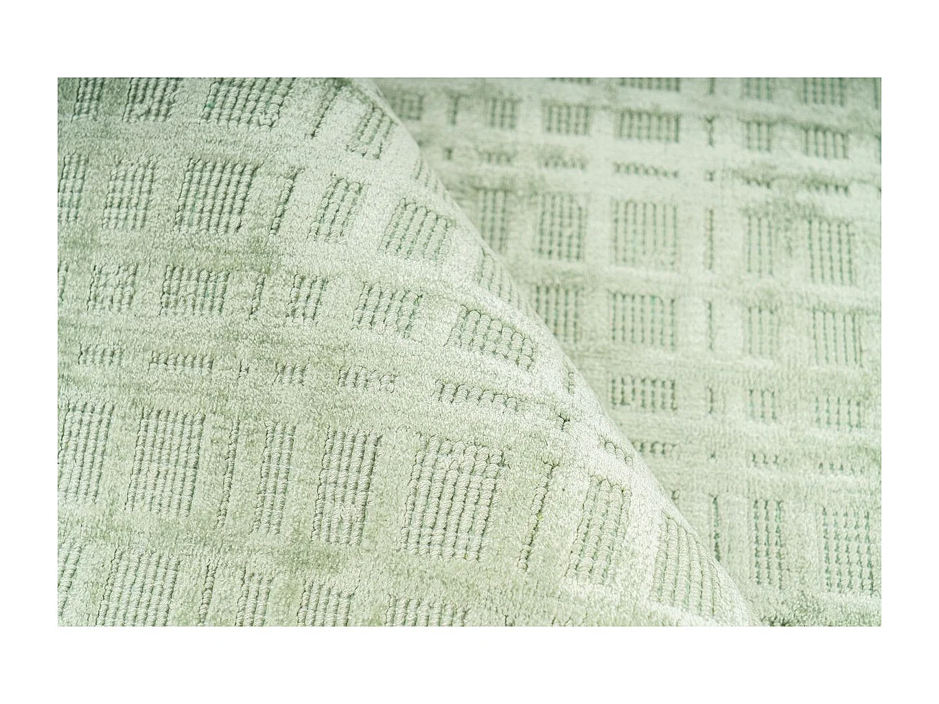 Tapis Tissé à la Main "Karma" Menthe 80 x 150 cm