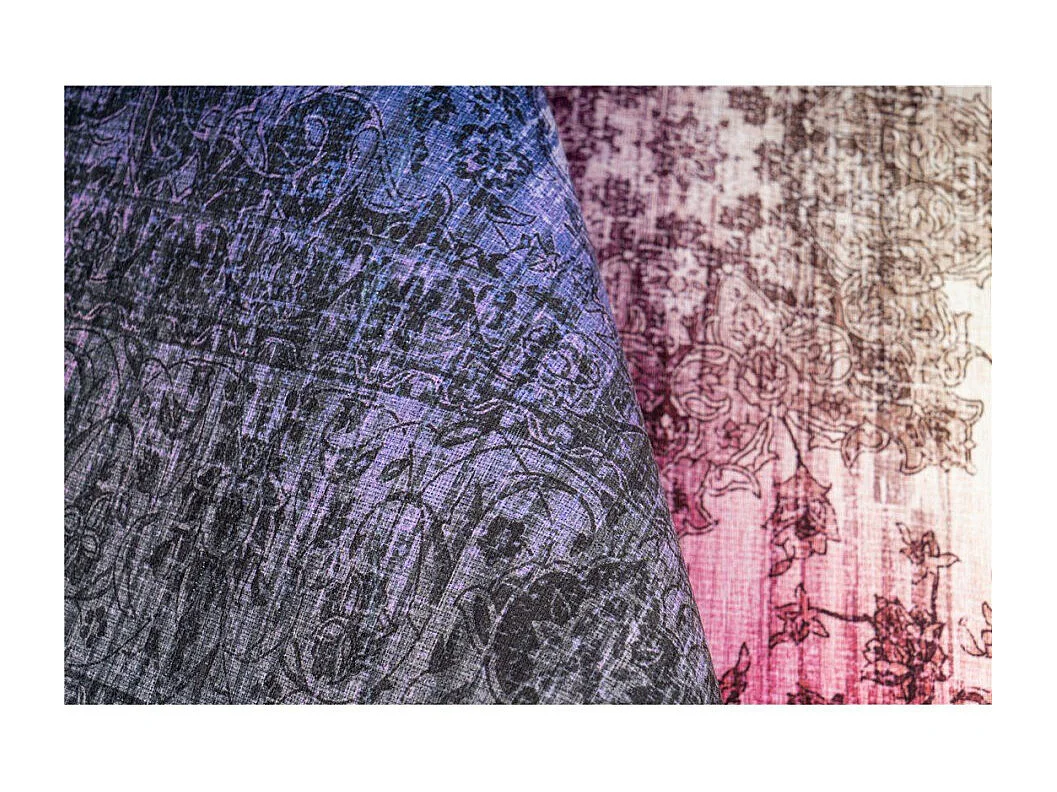 Tapis Vintage Motif Oriental "Galaxy" Multicolore 120 x 180 cm