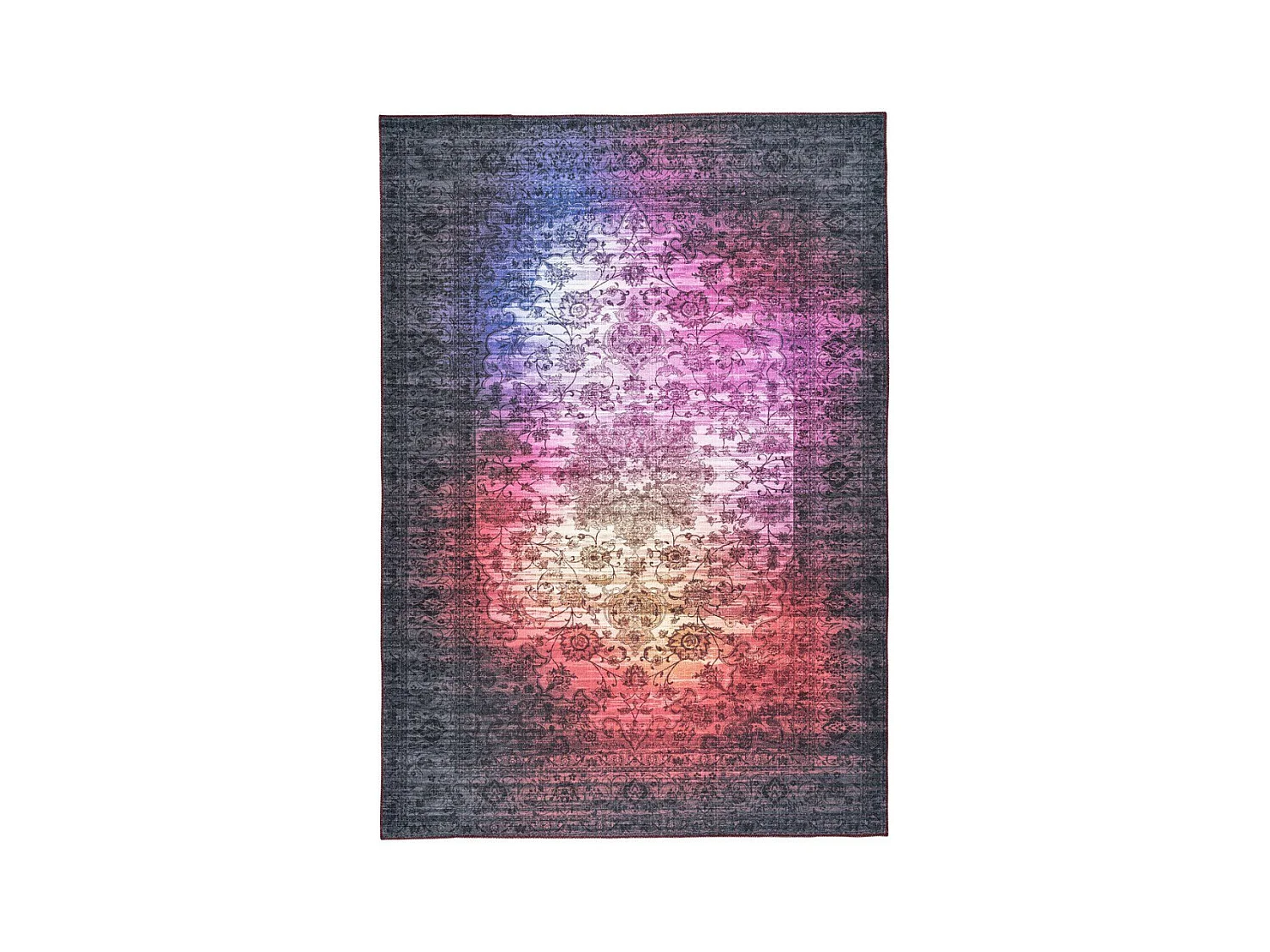 Tapis Vintage Motif Oriental "Galaxy" Multicolore 120 x 180 cm