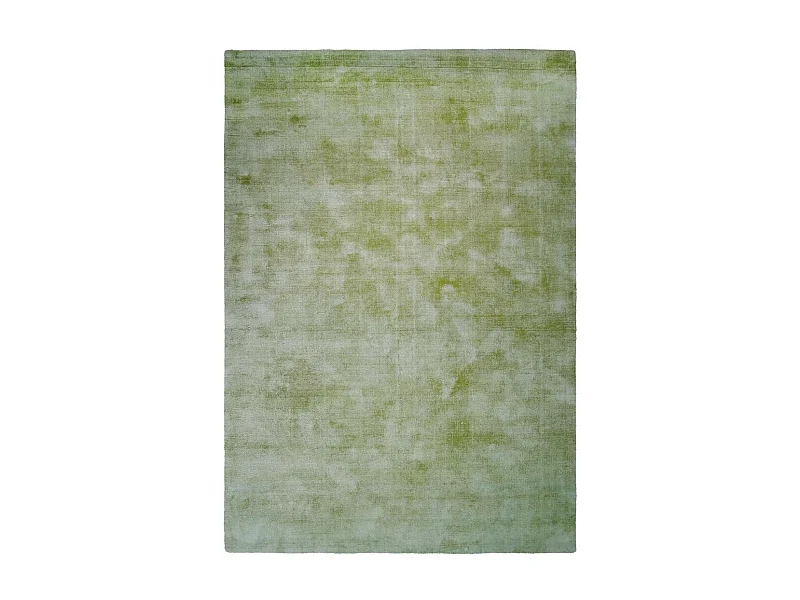 Tapis à Poils Courts Fait Main "Luxury I" Vert 160 x 230 cm