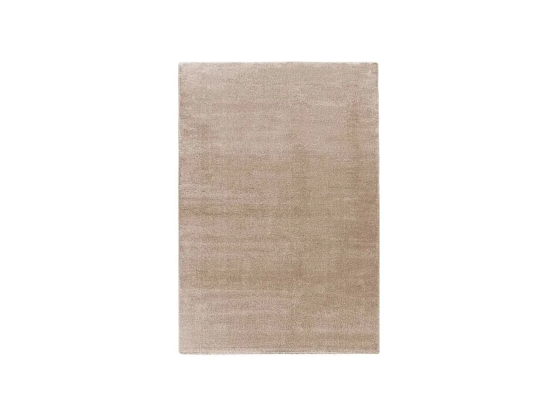Tapis Tissé Shaggy à Poils Longs "Nila" Taupe 160 x 230 cm