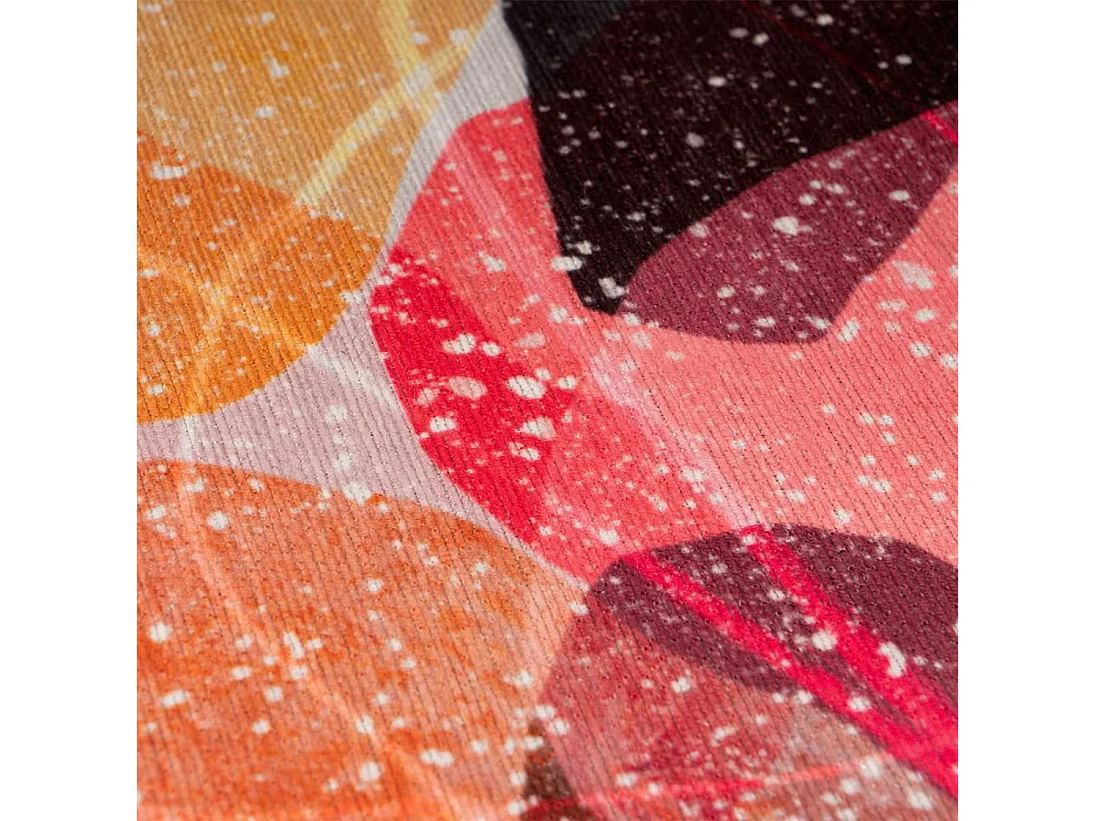 Tapis Tissé à Poils Plats "Picassa" Multicolore 80 x 150 cm