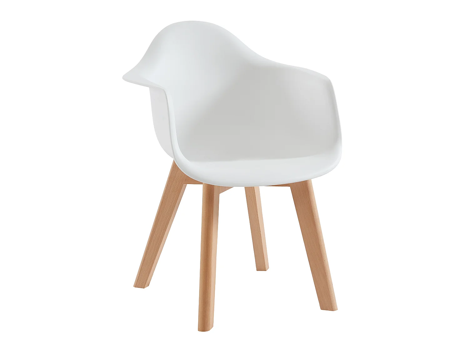 Barnbord LOULOUNE + 2 stolar POUPINETTE - Vit