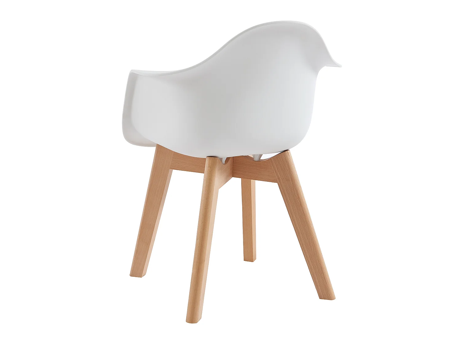 Barnbord LOULOUNE + 2 stolar POUPINETTE - Vit