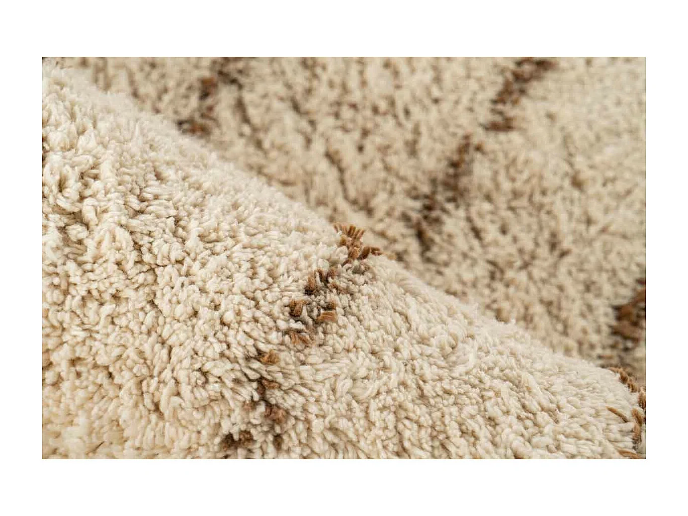 Tapis Tufté à la Main Ethnique "Mylen IV" Beige 160 x 230 cm