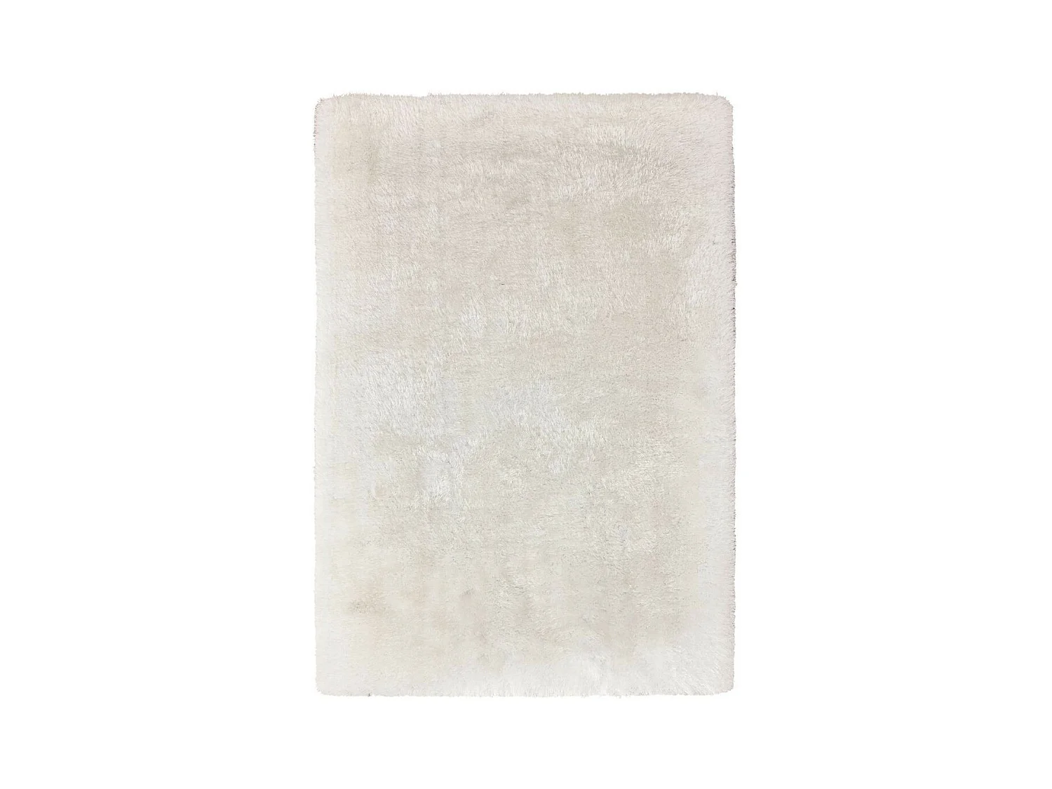 Tapis Shaggy Fait Main "Cosy" Blanc 120 x 170 cm