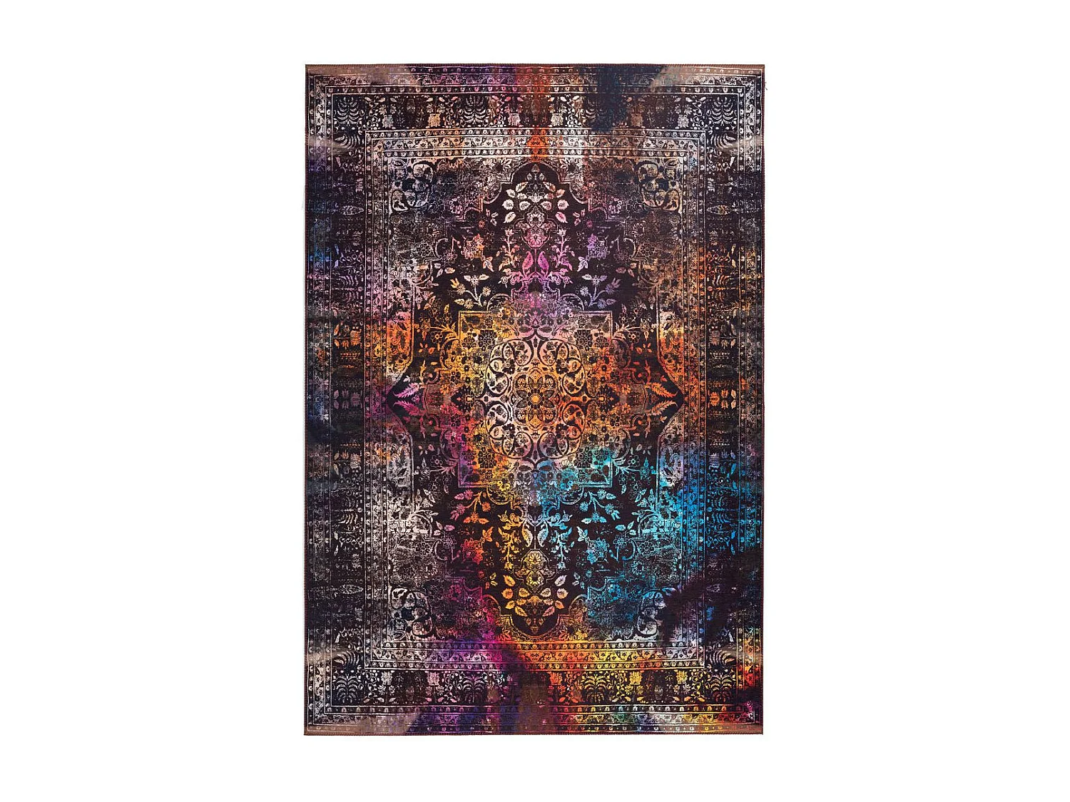 Tapis Oriental à Poils Courts "Galaxy IV" Multicolore 120 x 180 cm