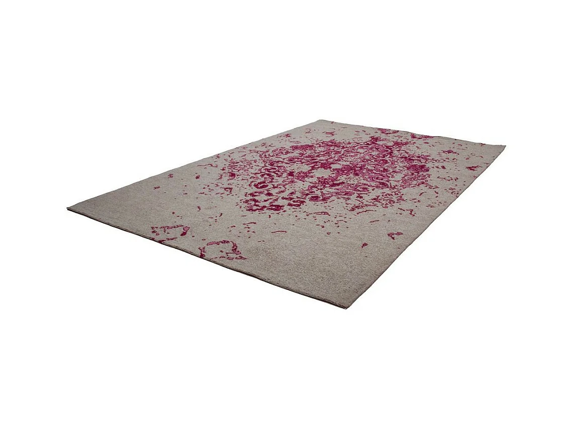 Tapis à Poils Courts Fait Main "Ballerina" Rose 80 x 150 cm