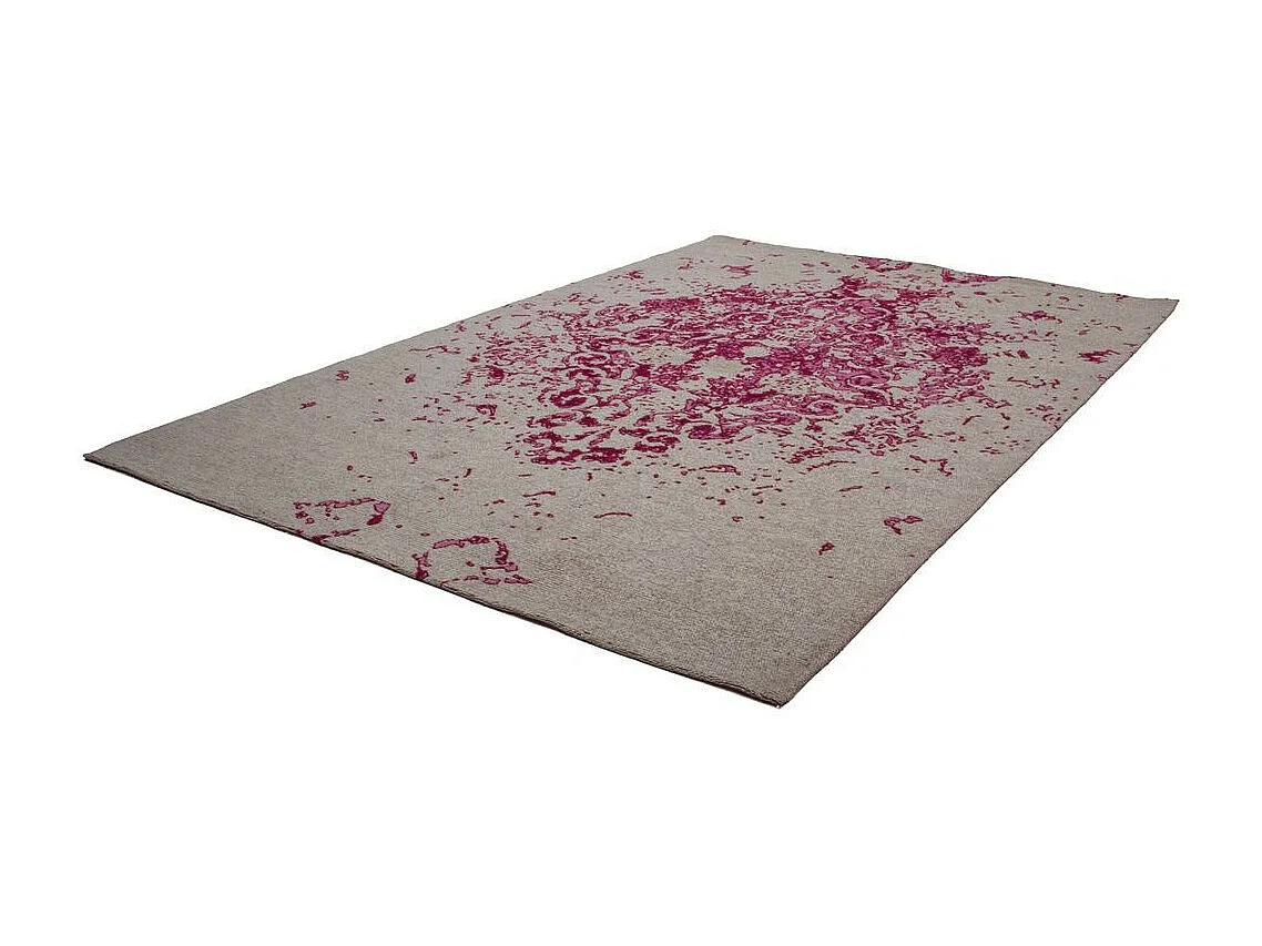 Tapis à Poils Courts Fait Main "Ballerina" Rose 80 x 150 cm