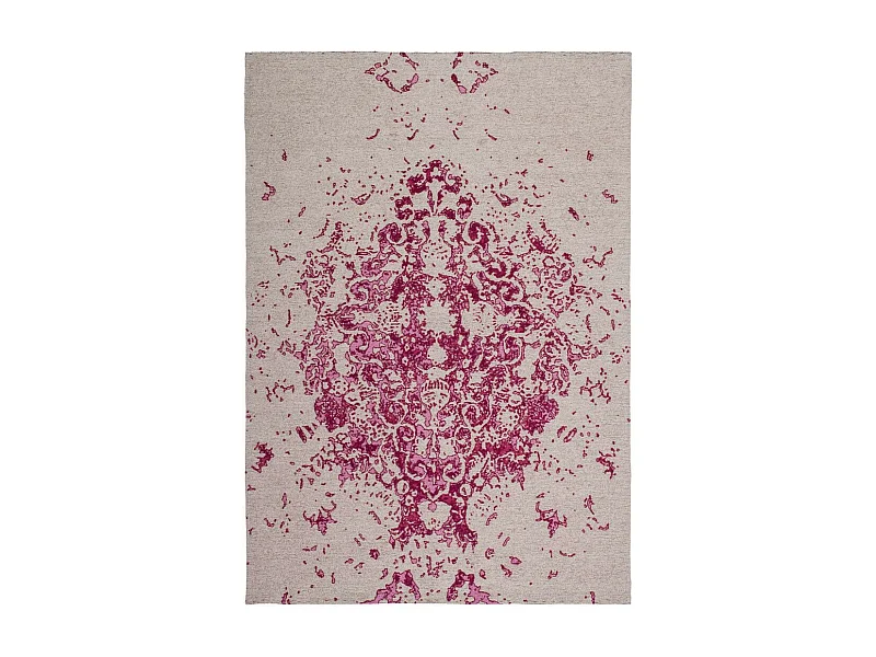 Tapis à Poils Courts Fait Main "Ballerina" Rose 80 x 150 cm