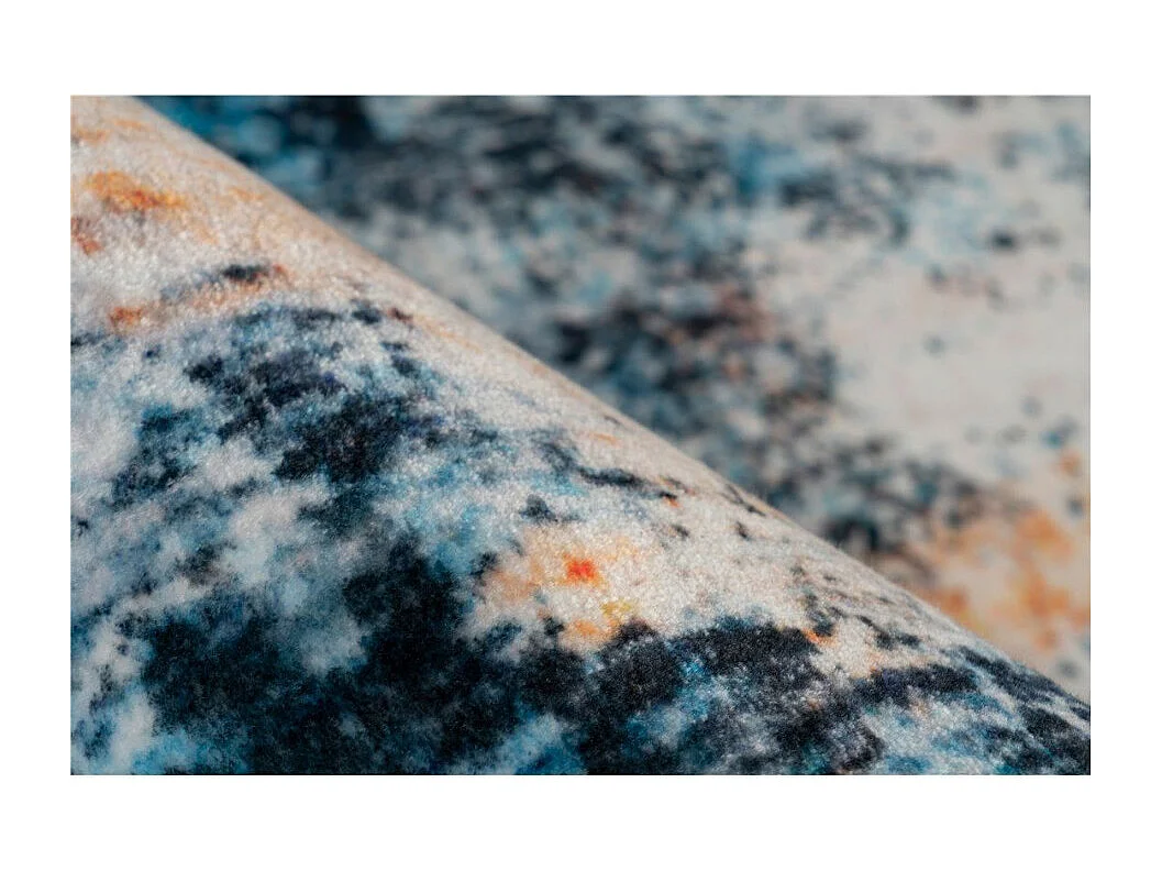 Tapis Tissé Rétro à Poils Courts "Saphira" Multicolore 80 x 150 cm