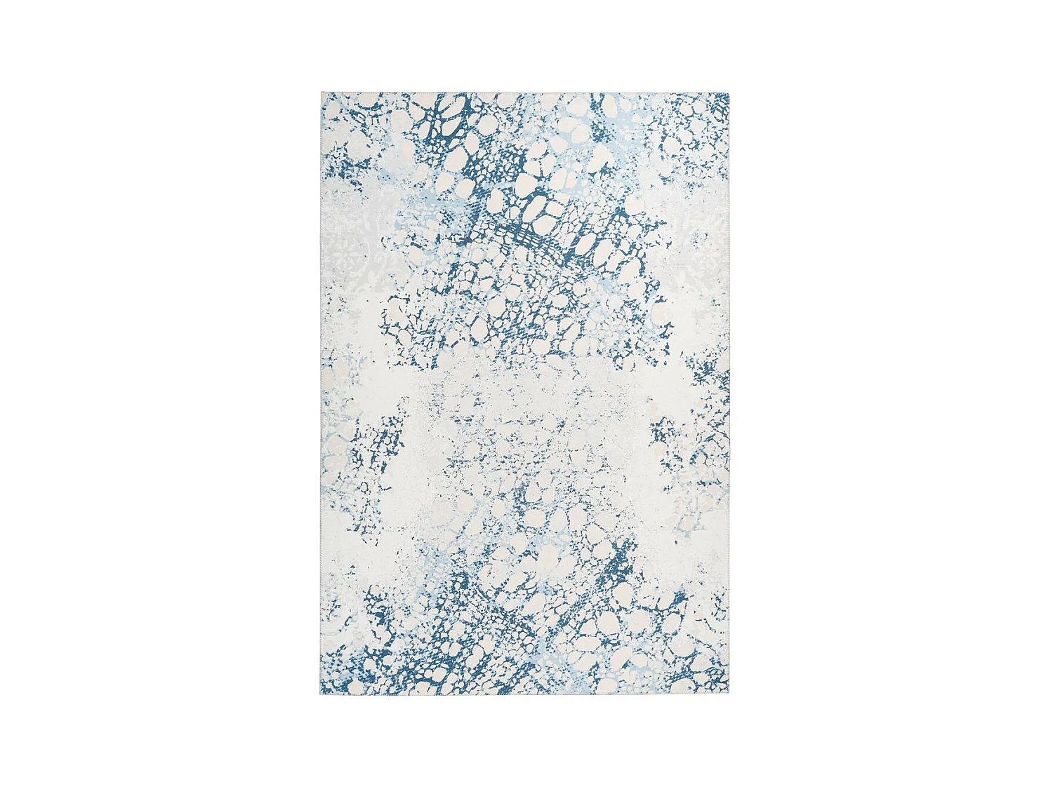 Tapis Effet Délavé à Poils Courts "Galaxy VII" Bleu 80 x 150 cm