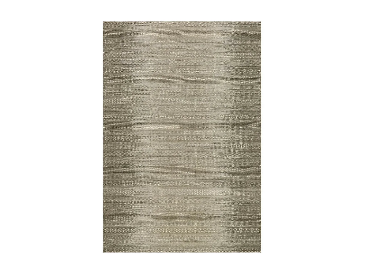 Tapis en Laine Tissé Fait Main "Sunset" Taupe 90 x 160 cm