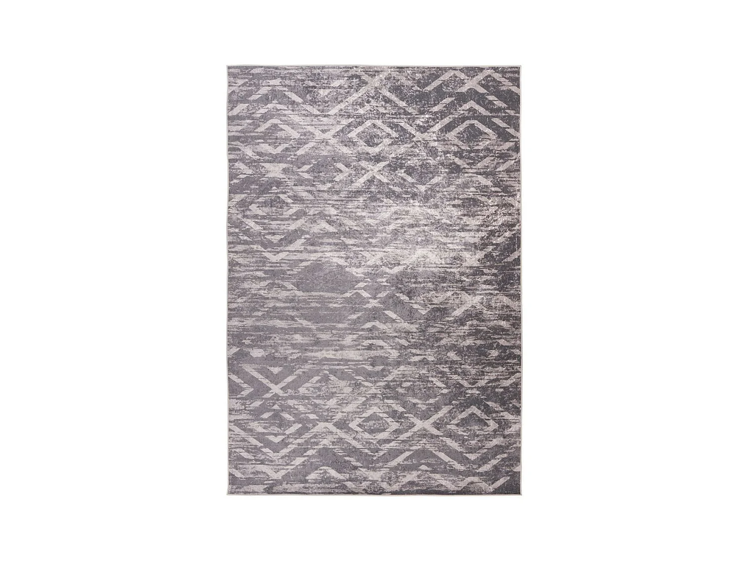 Tapis à Motifs à Poils Courts "Sally" Taupe 160 x 230 cm