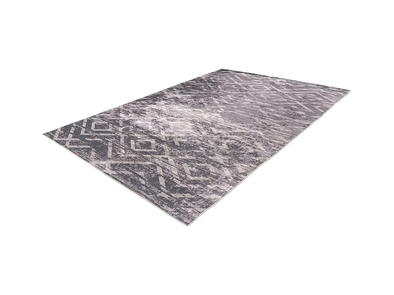 Tapis à Motifs à Poils Courts "Sally" Taupe 160 x 230 cm