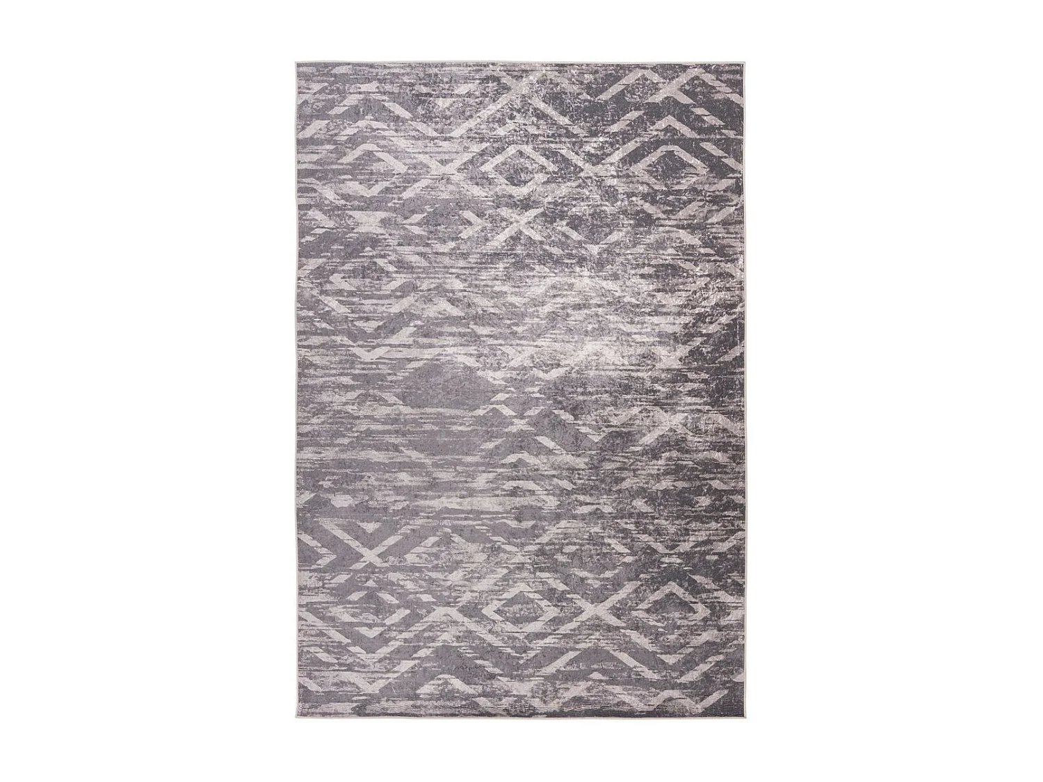 Tapis à Motifs à Poils Courts "Sally" Taupe 160 x 230 cm