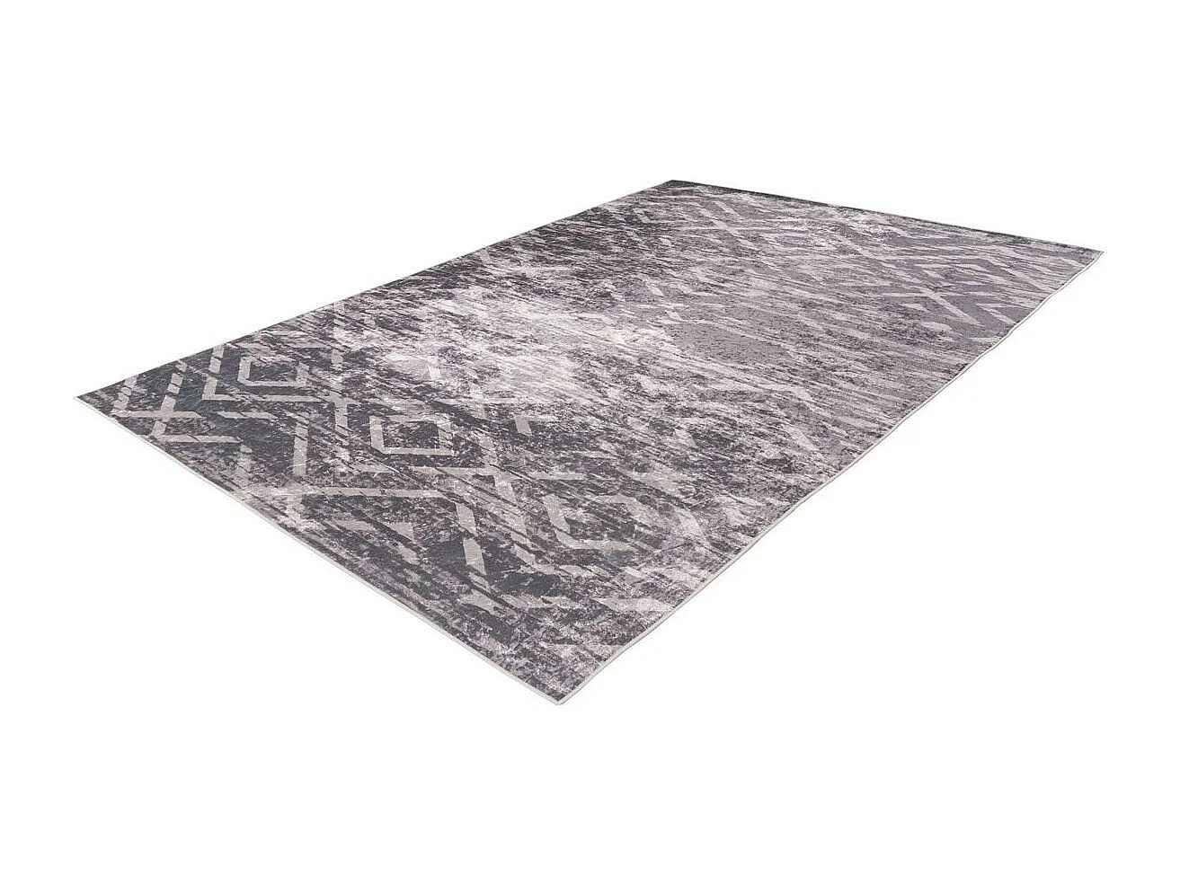 Tapis à Motifs à Poils Courts "Sally" Taupe 160 x 230 cm