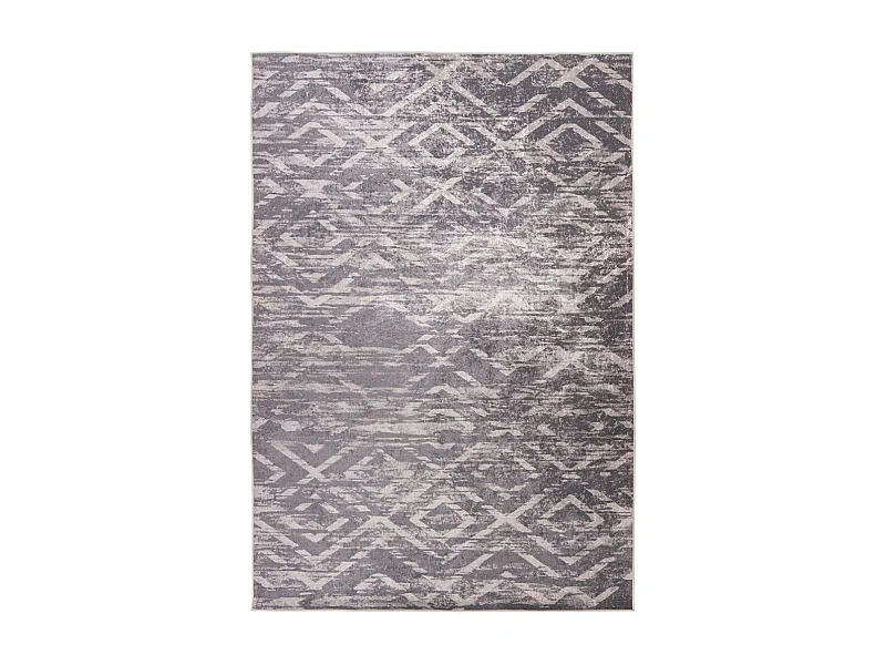 Tapis à Motifs à Poils Courts "Sally" Taupe 160 x 230 cm