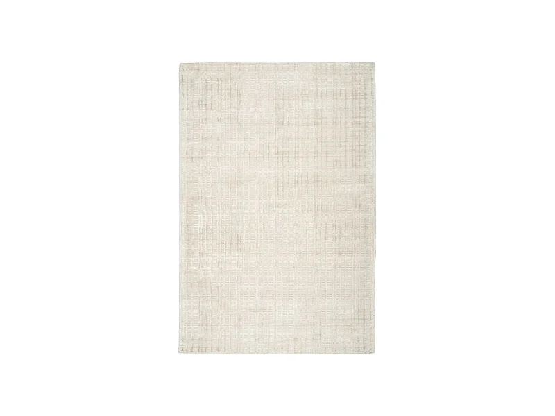 Tapis Tissé à la Main "Karma" Beige Argent 120 x 170 cm